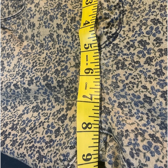 Free People Skinny Flower Jeans, Size 29, Low rise jeans, floral, Multi colored - Picture 5 of 10